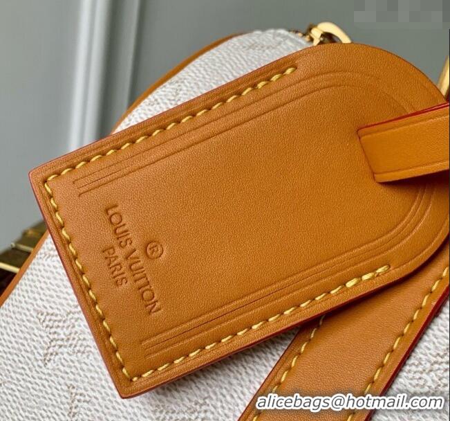 Buy Discount Louis Vuitton Keepall Bandouliere 25 Bag in Monogram Heritage Canvas M15076 Off-White 2025