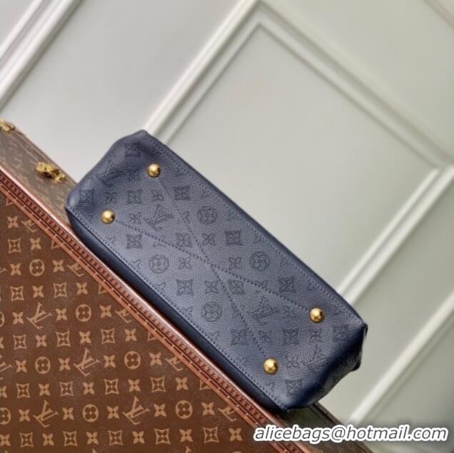 Promotional Louis Vuitton Bella Tote Bag in Mahina Perforated Calfskin M14316 Navy Blue 2025