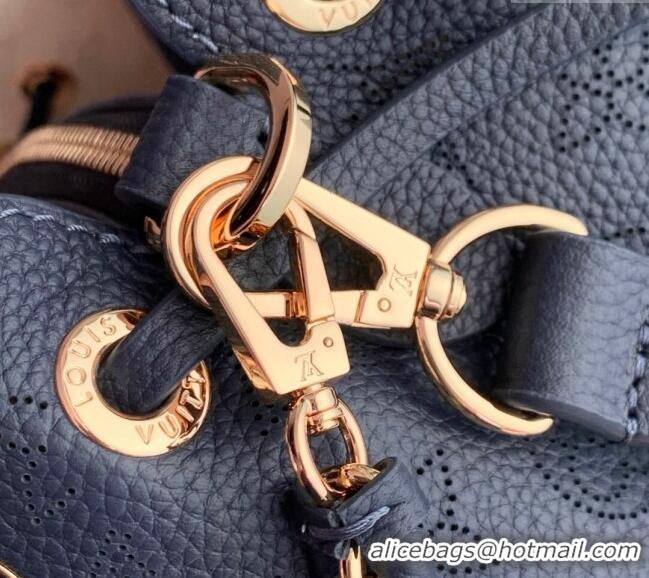 Promotional Louis Vuitton Bella Tote Bag in Mahina Perforated Calfskin M14316 Navy Blue 2025