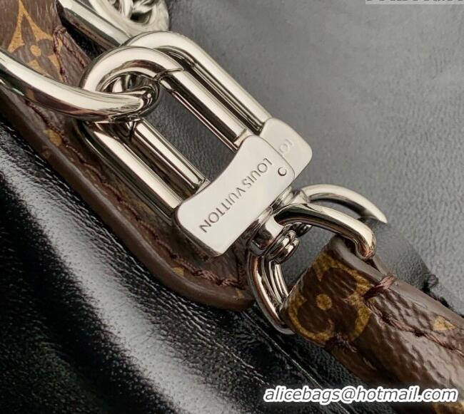 Top Quality Louis Vuitton No Way Vibe Bag in Black Lambskin Leather M14377 2025