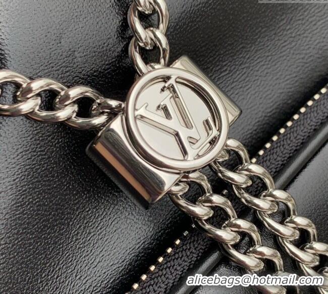 Top Quality Louis Vuitton No Way Vibe Bag in Black Lambskin Leather M14377 2025