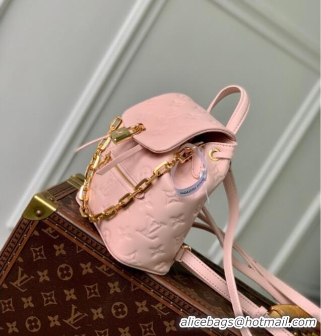Famous Brand Louis Vuitton Coussin Backpack Mini Bag in Monogram Lambskin Leather M13387 Pink 2025