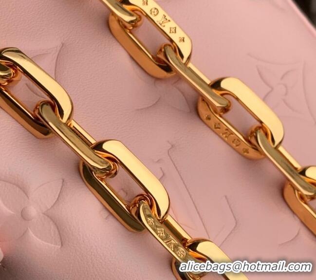 Famous Brand Louis Vuitton Coussin Backpack Mini Bag in Monogram Lambskin Leather M13387 Pink 2025