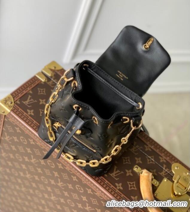 Promotional Louis Vuitton Coussin Backpack Mini Bag in Monogram Lambskin Leather M13387 Black 2025