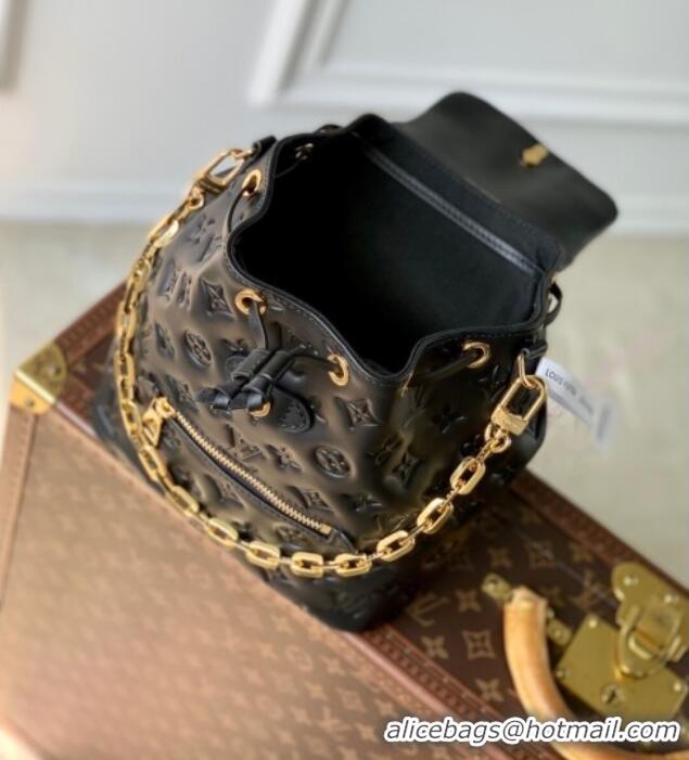 Reasonable Price Louis Vuitton Coussin Backpack PM Bag M13357 Monogram Lambskin Leather Black 2025