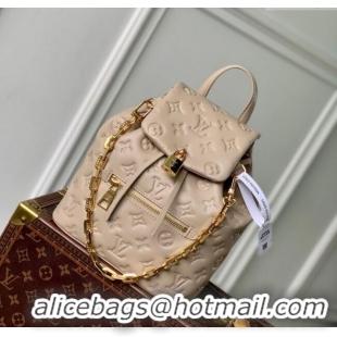 Top Grade Louis Vuitton Coussin Backpack PM Bag M13357 Monogram Lambskin Leather Beige 2025