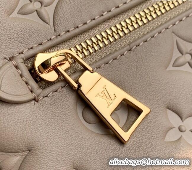 Top Grade Louis Vuitton Coussin Backpack PM Bag M13357 Monogram Lambskin Leather Beige 2025