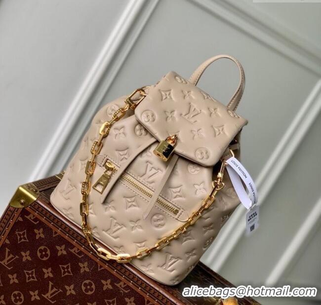 Top Grade Louis Vuitton Coussin Backpack PM Bag M13357 Monogram Lambskin Leather Beige 2025