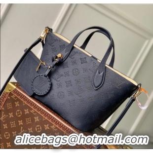 Best Price Louis Vuitton Blossom PM Tote Bag in Mahina Perforated Leather M14317 Black 2025