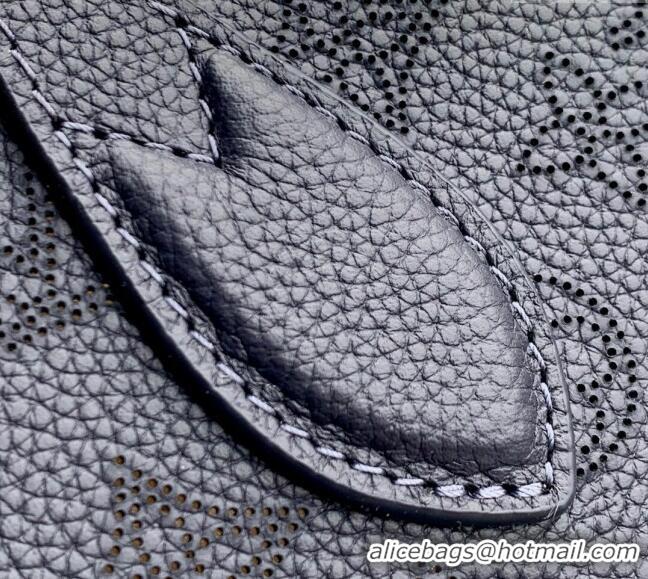 Best Price Louis Vuitton Blossom PM Tote Bag in Mahina Perforated Leather M14317 Black 2025