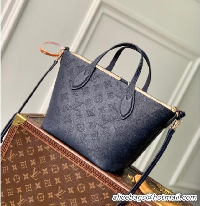 Best Price Louis Vuitton Blossom PM Tote Bag in Mahina Perforated Leather M14317 Black 2025