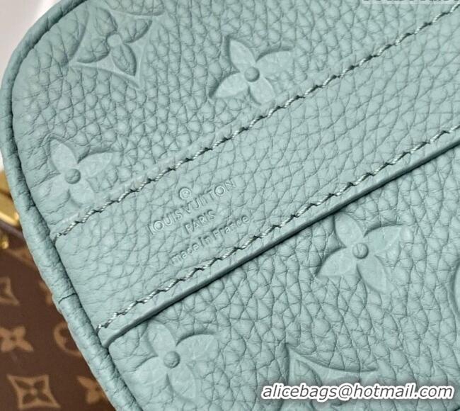 Best Price Louis Vuitton Mens Keepall Bandouliere 25 Bag in Monogram Leather M13866 Misty Lake Green 2025