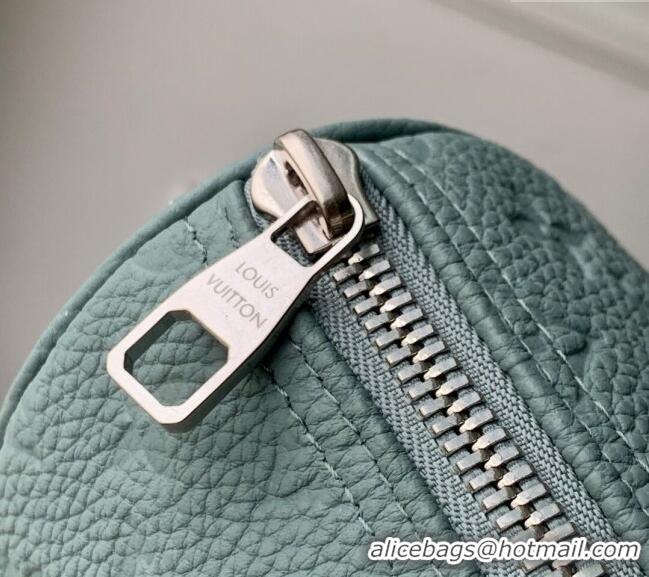 Best Price Louis Vuitton Mens Keepall Bandouliere 25 Bag in Monogram Leather M13866 Misty Lake Green 2025