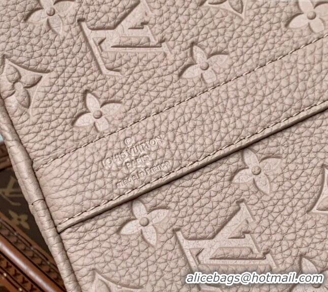 Pretty Style Louis Vuitton Mens Keepall Bandouliere 35 Bag in Monogram Leather M13865 Beige 2025