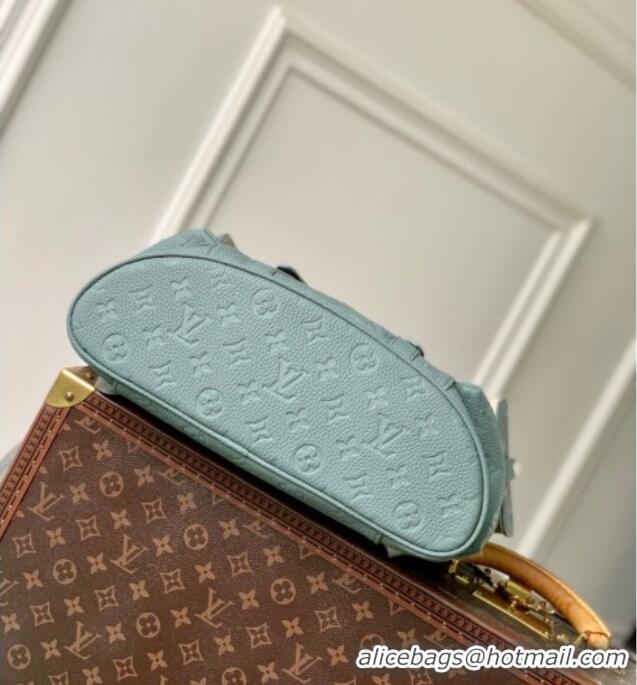 Promotional Louis Vuitton Mens Christopher MM Backpack Bag in Monogram Leather M13863 Misty Lake Green 2025