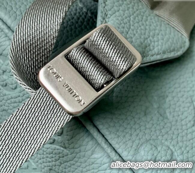Promotional Louis Vuitton Mens Christopher MM Backpack Bag in Monogram Leather M13863 Misty Lake Green 2025