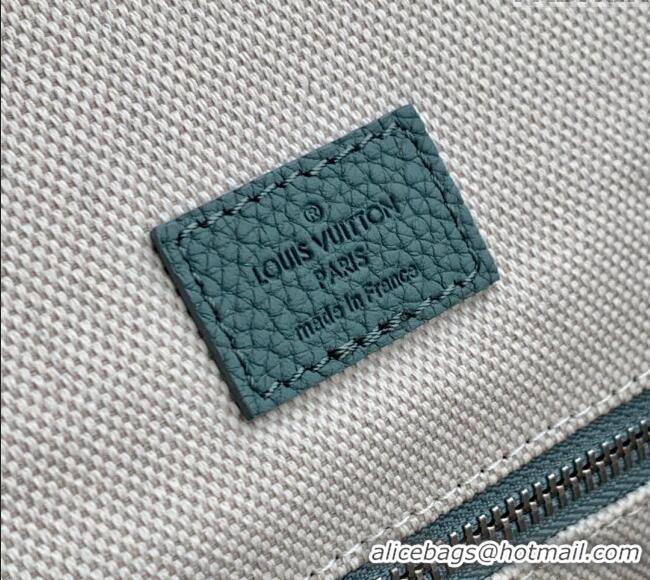 Promotional Louis Vuitton Mens Christopher MM Backpack Bag in Monogram Leather M13863 Misty Lake Green 2025