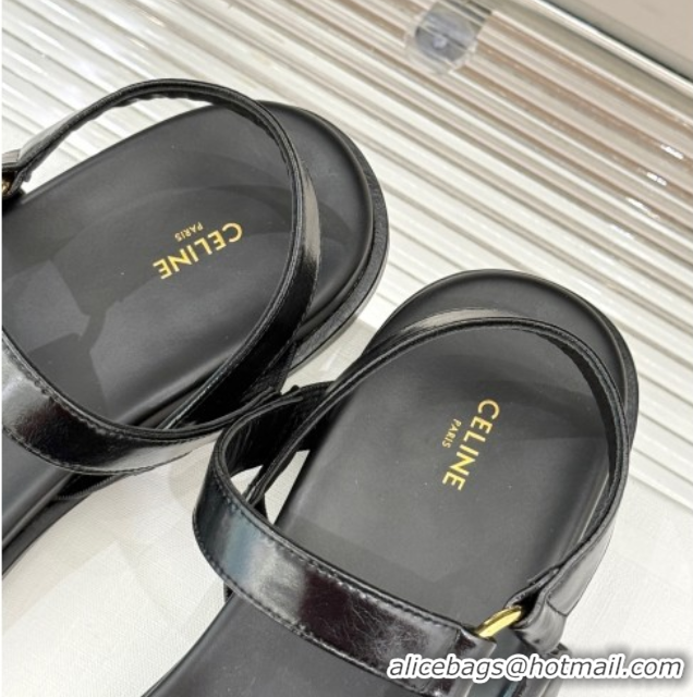 Top Grade Celine Maud Flat Sandals in Calfskin Leather White 0428121