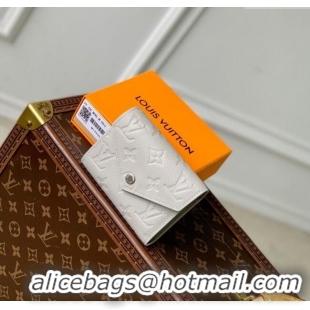 Top Grade Louis Vuitton Victorine Wallet in Brume Grey Monogram Leather M13466 2025