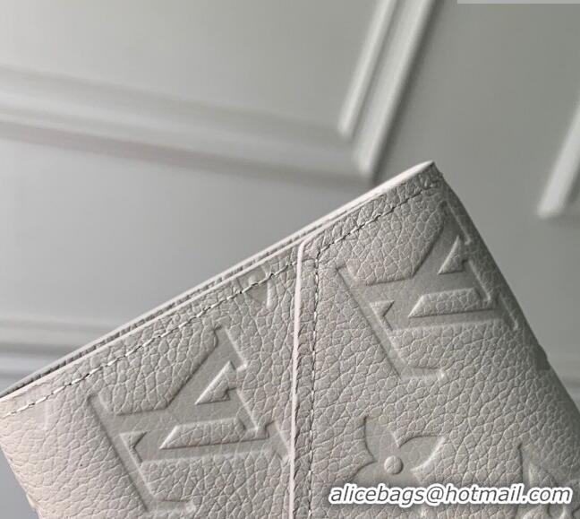 Top Grade Louis Vuitton Victorine Wallet in Brume Grey Monogram Leather M13466 2025