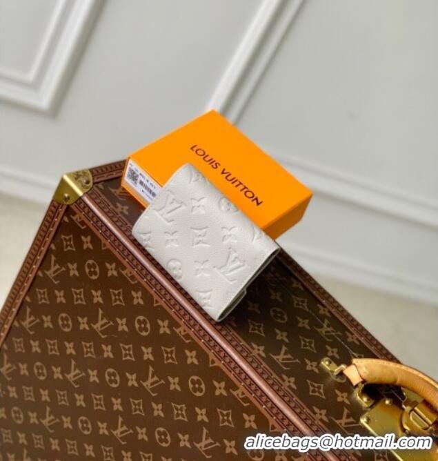 Top Grade Louis Vuitton Victorine Wallet in Brume Grey Monogram Leather M13466 2025