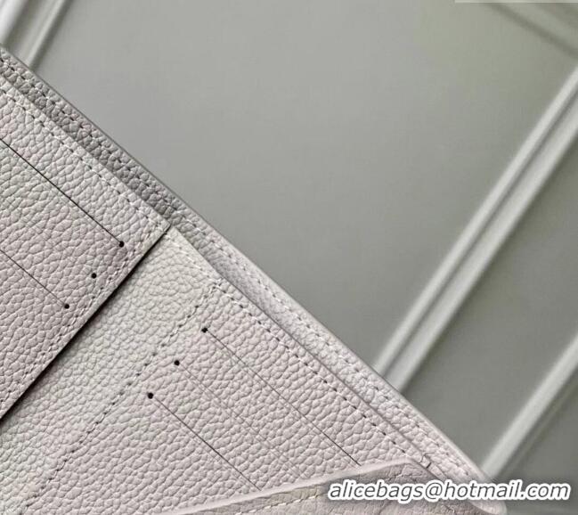 Top Grade Louis Vuitton Victorine Wallet in Brume Grey Monogram Leather M13466 2025