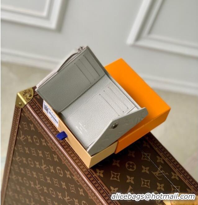 Top Grade Louis Vuitton Victorine Wallet in Brume Grey Monogram Leather M13466 2025