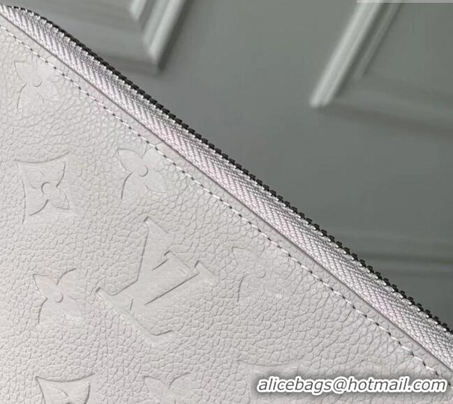 Top Quality Louis Vuitton Zippy Wallet in Brume Grey Monogram Leather M13825 2025