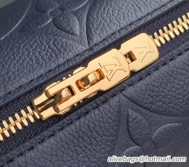 Top Quality Louis Vuitton Speedy Bandouliere 20 Bag in Monogram Leather Navy Blue M14200 2025