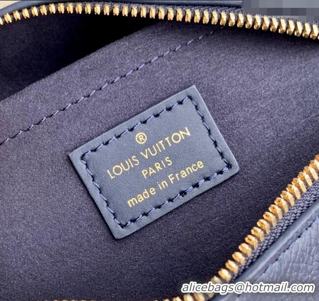 Top Quality Louis Vuitton Speedy Bandouliere 20 Bag in Monogram Leather Navy Blue M14200 2025
