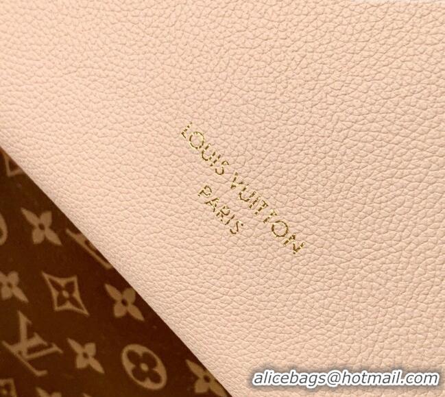 Top Grade Louis Vuitton Low Key Hobo PM bag in Calfskin M14265 Nude Pink 2025