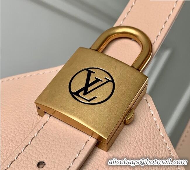 Top Grade Louis Vuitton Low Key Hobo PM bag in Calfskin M14265 Nude Pink 2025