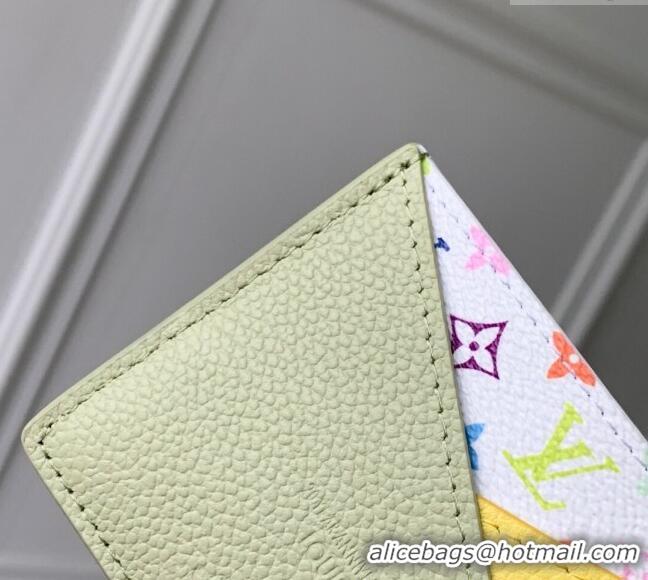 Best Price Louis Vuitton LV x TM Criss-Cross Card Holder Wallet M14139 Yellow/Green 2025