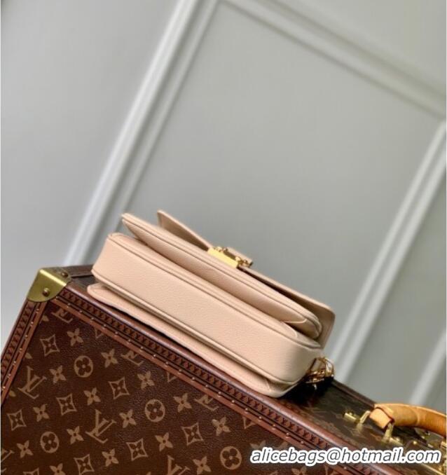 Big Discount Louis Vuitton Pochette Metis East West Bag in Monogram Grained Leather M14322 Sand Beige 2025