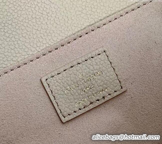 Big Discount Louis Vuitton Pochette Metis East West Bag in Monogram Grained Leather M14322 Sand Beige 2025