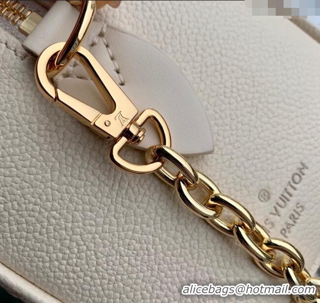 Top Grade Louis Vuitton Speedy Bandouliere 20 Bag in Monogram Empreinte Leather M58954 Cream Beige 2025