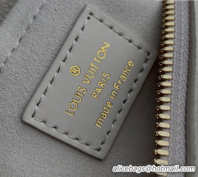 Top Grade Louis Vuitton Speedy Bandouliere 20 Bag in Monogram Empreinte Leather M58954 Cream Beige 2025