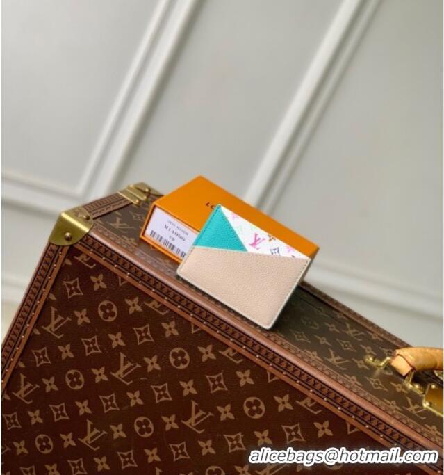 Top Quality Louis Vuitton LV x TM Criss-Cross Card Holder Wallet M14090 Green/Grey 2025