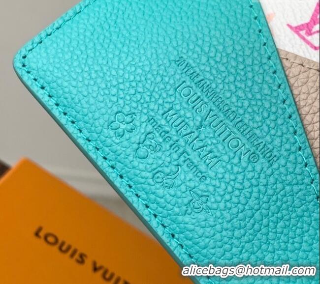 Top Quality Louis Vuitton LV x TM Criss-Cross Card Holder Wallet M14090 Green/Grey 2025