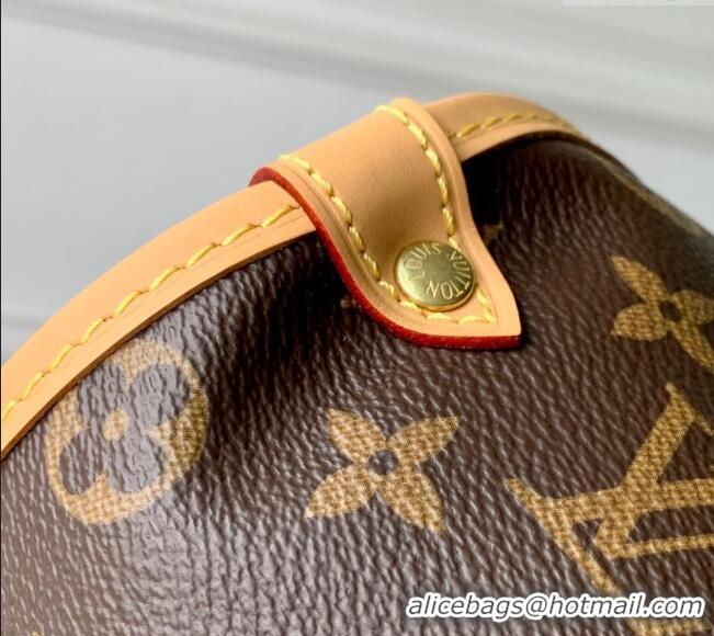 Promotional Louis Vuitton Saumur Medium Bag in Classic Monogram Canvas M42254 Nude 2025
