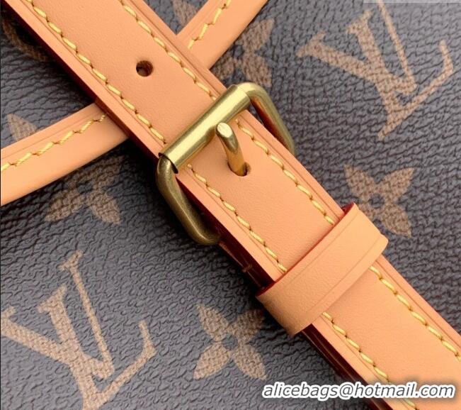 Promotional Louis Vuitton Saumur Medium Bag in Classic Monogram Canvas M42254 Nude 2025