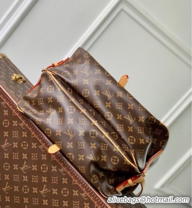 Promotional Louis Vuitton Saumur Medium Bag in Classic Monogram Canvas M42254 Nude 2025