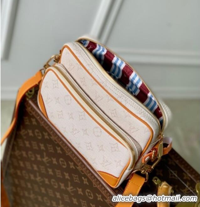 Shop Grade Louis Vuitton Mens Nil Bag in Off-White Monogram Heritage Canvas M14682 2025