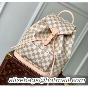 Good Quality Louis Vuitton Montsouris PM Backpack Bag in Damier Azur Canvas N00120 2025