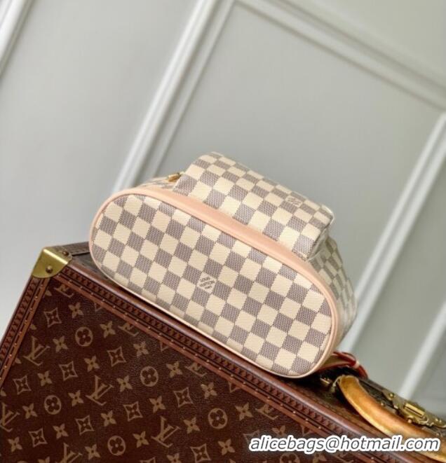 Good Quality Louis Vuitton Montsouris PM Backpack Bag in Damier Azur Canvas N00120 2025