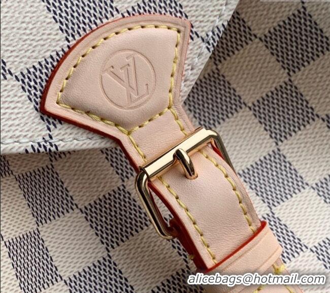 Good Quality Louis Vuitton Montsouris PM Backpack Bag in Damier Azur Canvas N00120 2025