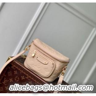 Shop Grade Louis Vuitton Mini Bumbag in Monogram Leather M14420 Sand Beige 2025