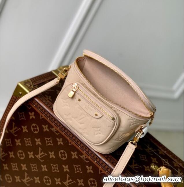 Shop Grade Louis Vuitton Mini Bumbag in Monogram Leather M14420 Sand Beige 2025
