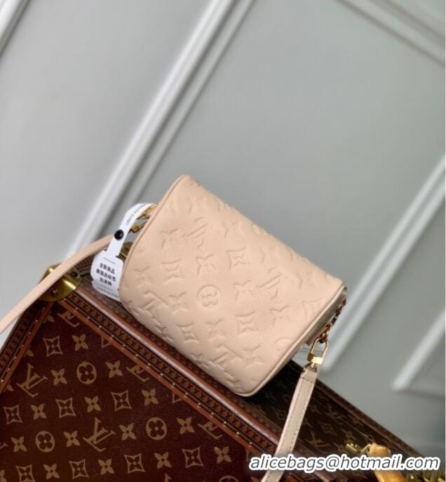 Shop Grade Louis Vuitton Mini Bumbag in Monogram Leather M14420 Sand Beige 2025