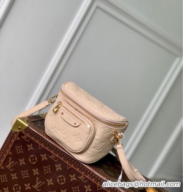Shop Grade Louis Vuitton Mini Bumbag in Monogram Leather M14420 Sand Beige 2025